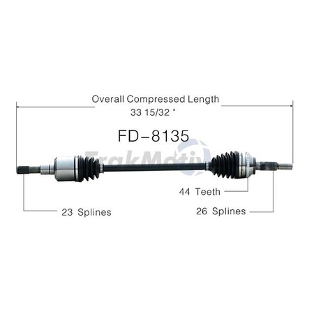 Cv Axle Shaft,Fd-8135